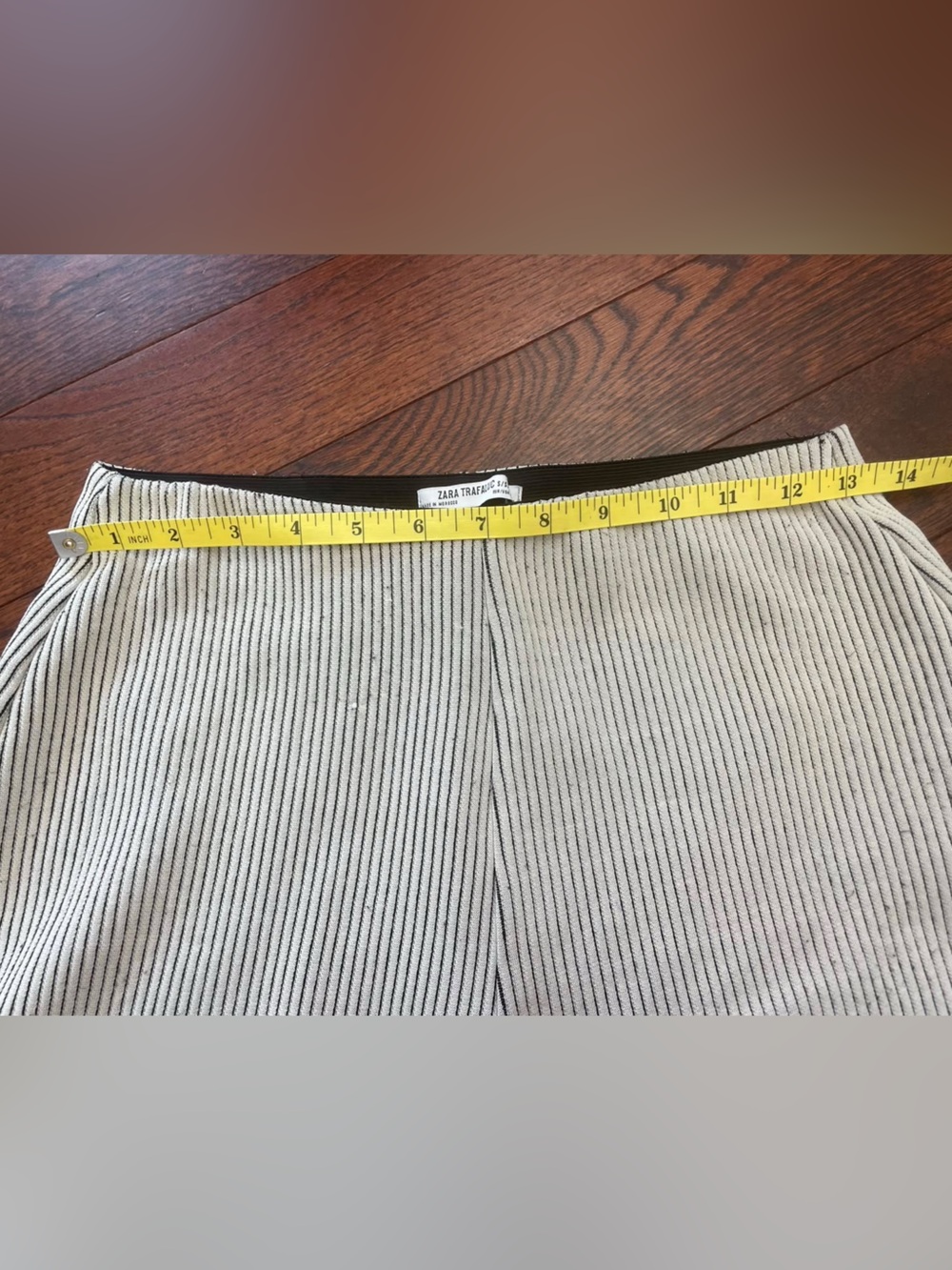 Zara Gray Ribbed Top & Short Set - Picture 6 of 13
